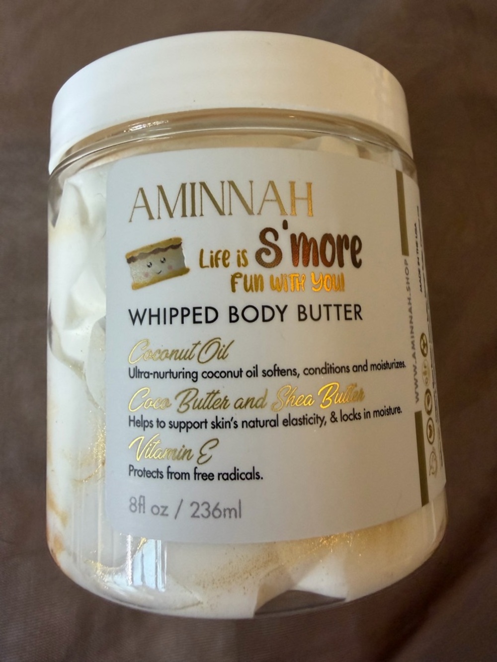 Aminnah S'more Whipped Body Butter